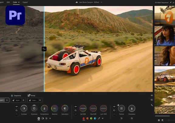 Adobe Premiere Color Mode interface